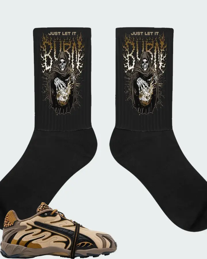 A$AP Rocky x Puma Inhale Leopard Matching Socks