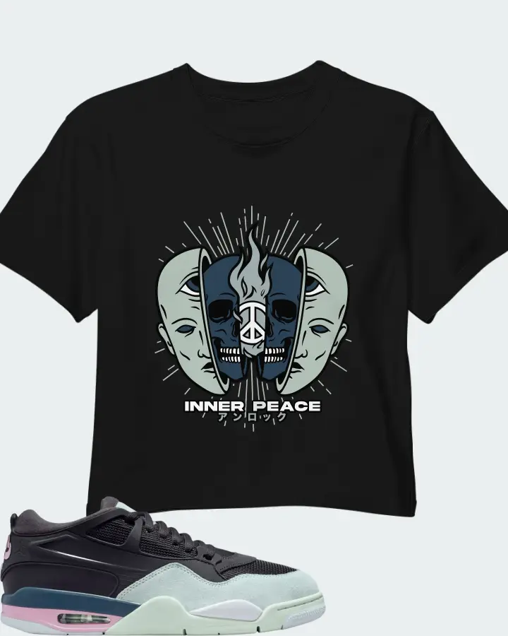 Air Jordan 4 RM Easter Matching Crop Top