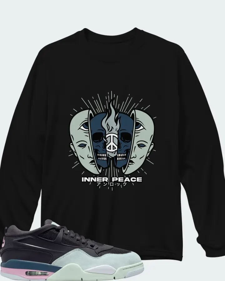 Air Jordan 4 RM Easter Matching Long Sleeve T-Shirt