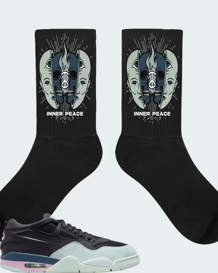 Air Jordan 4 RM Easter Matching Socks