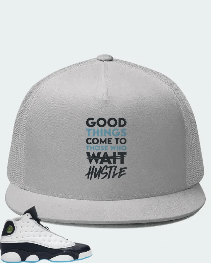 Jordan 13 Retro Sneaker Matching White Hat - Good Things Come