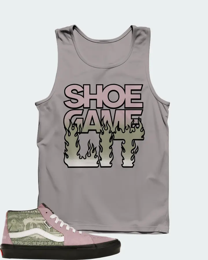 Vans Skate Grosso Mid Sneaker Matching Grey Tank Top - Shoe Game Lit Refreshed