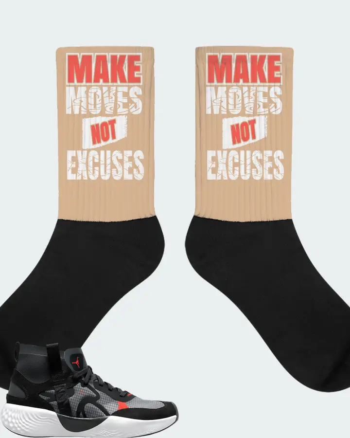 Jordan Delta 3 Mid Sneaker Matching Cream Socks - Make Moves Not Excuses