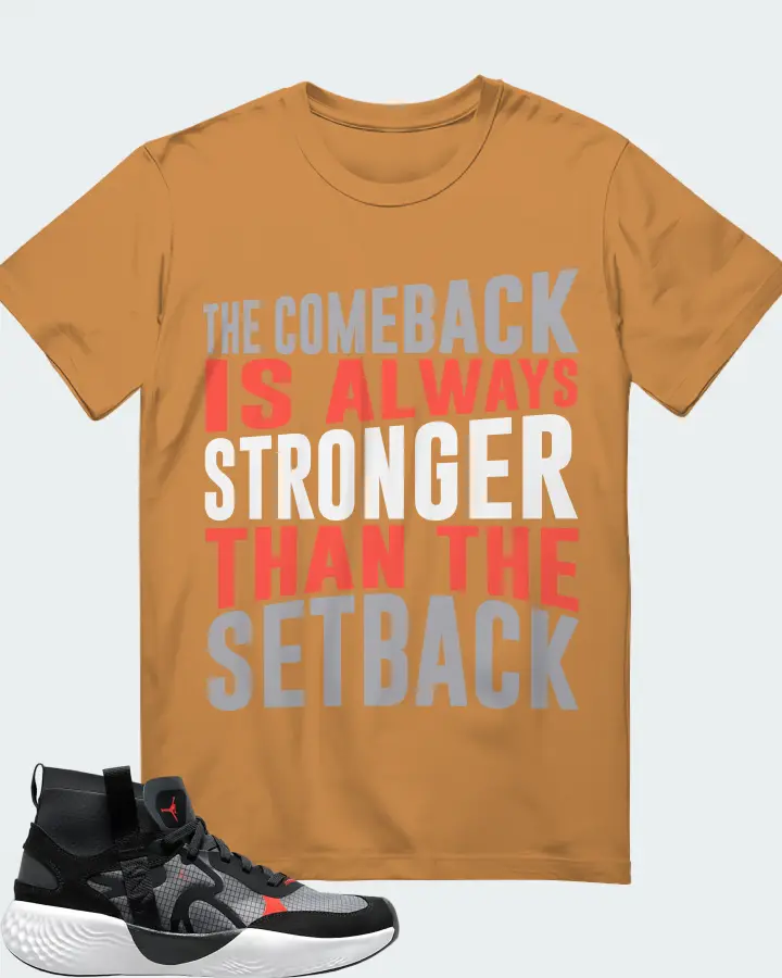 Jordan Delta 3 Mid Sneaker Matching Toast T-Shirt - The Comeback