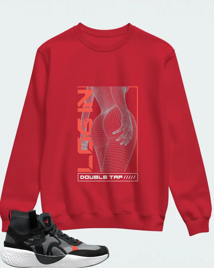 Sweatshirt in Red