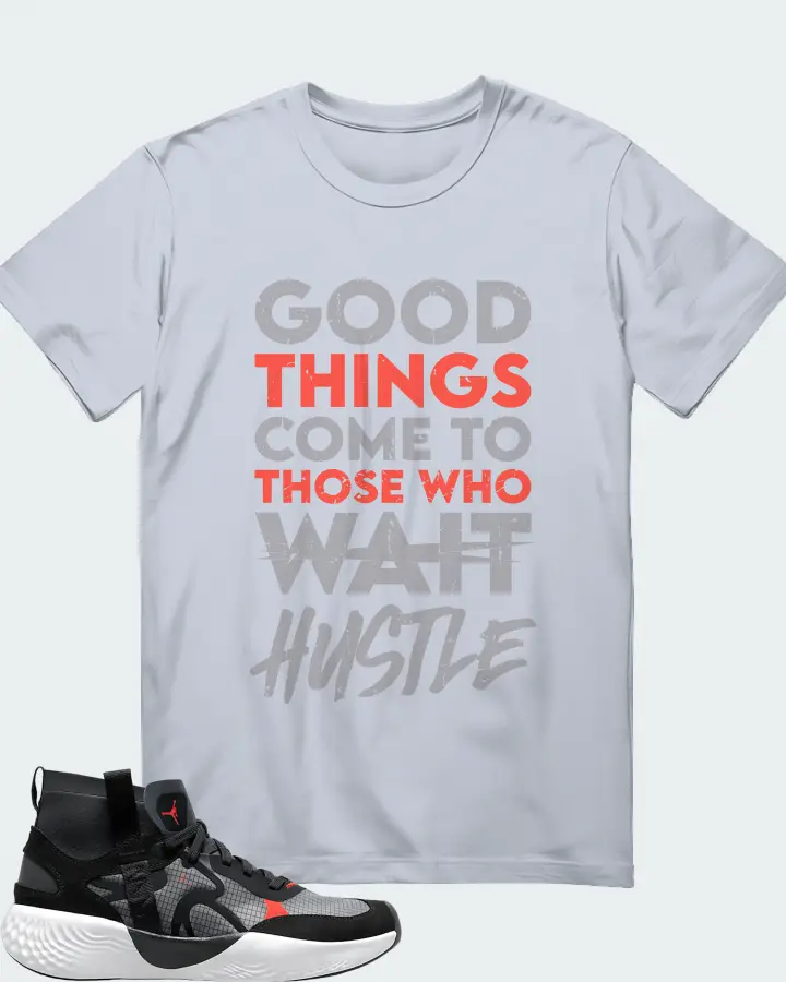 Jordan Delta 3 Mid Sneaker Matching Light Blue T-Shirt - Good Things Come