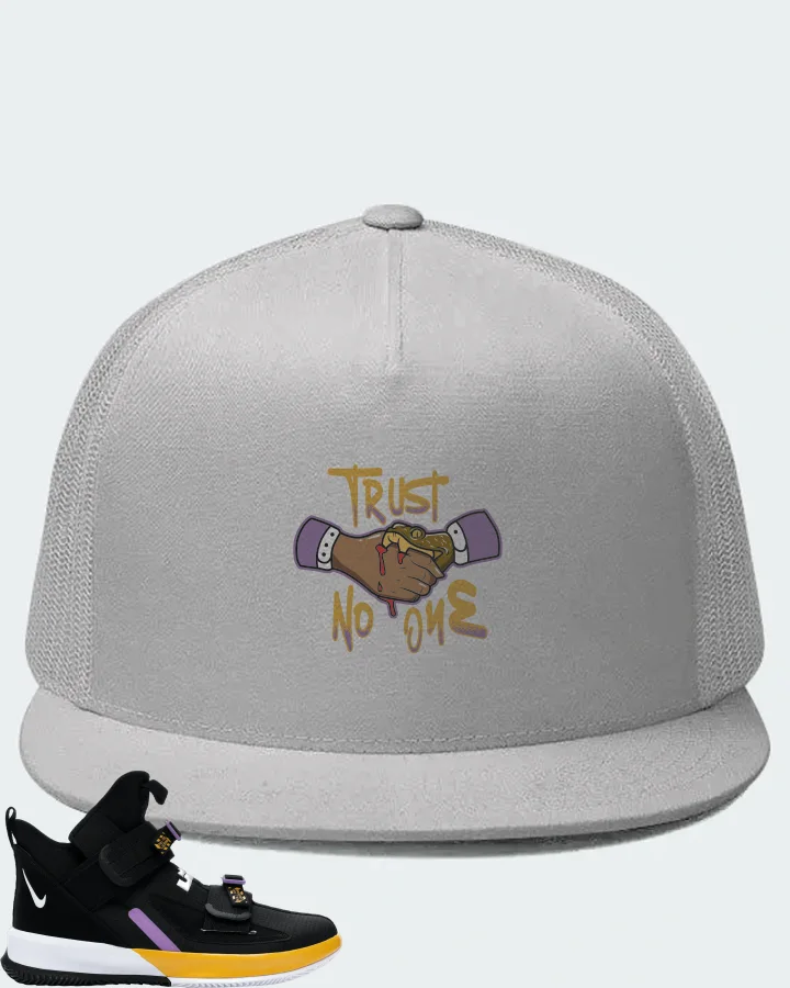Nike LeBron Soldier 13 Sneaker Matching White Hat - Trust No One