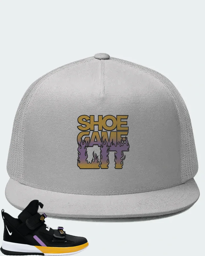 Nike LeBron Soldier 13 Sneaker Matching White Hat - Shoe Game Lit Refreshed