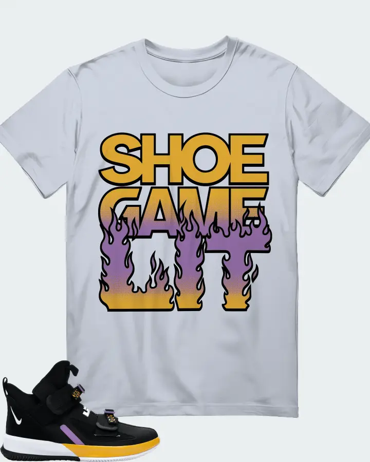 Nike LeBron Soldier 13 Sneaker Matching Light Blue T-Shirt - Shoe Game Lit Refreshed