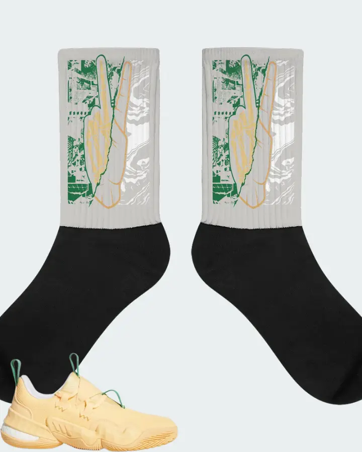 adidas Trae Young 1 Sneaker Matching Grey Socks - Peace of mind