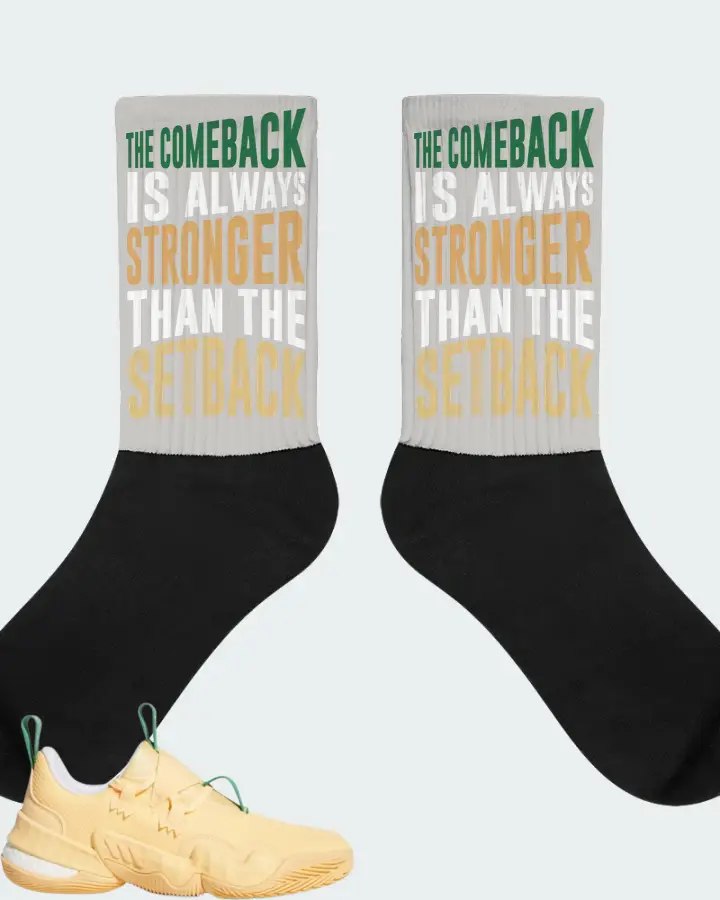 adidas Trae Young 1 Sneaker Matching Grey Socks - The Comeback