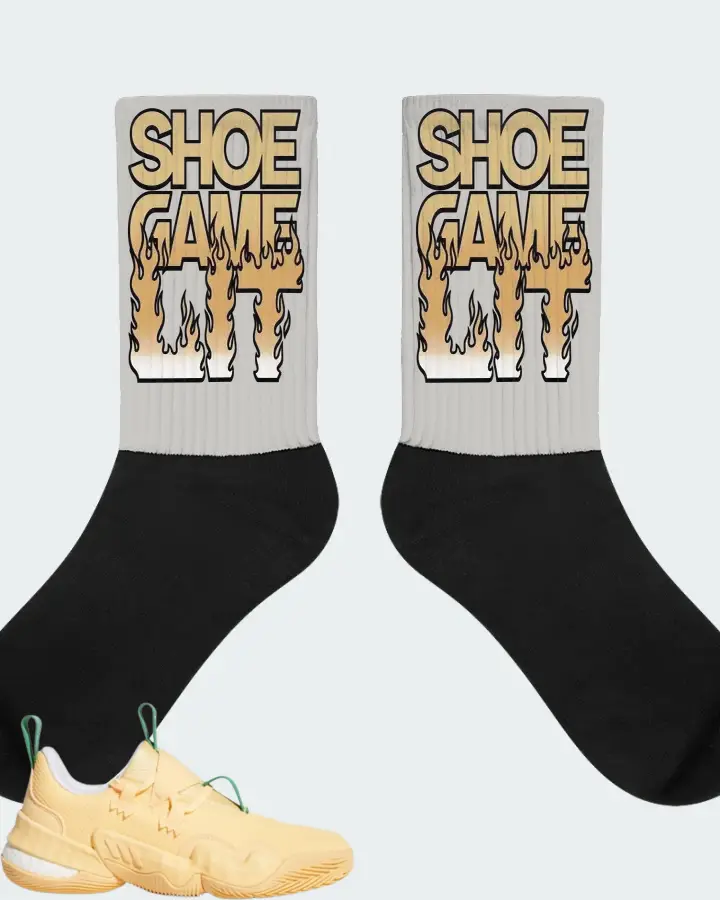 adidas Trae Young 1 Sneaker Matching Grey Socks - Shoe Game Lit Refreshed