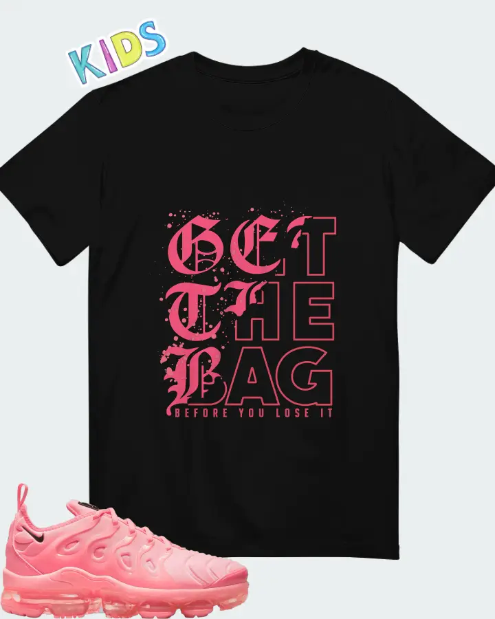 Nike Air VaporMax Plus Sunset Pulse Bubblegum (Women's) Matching Kid's T-Shirt