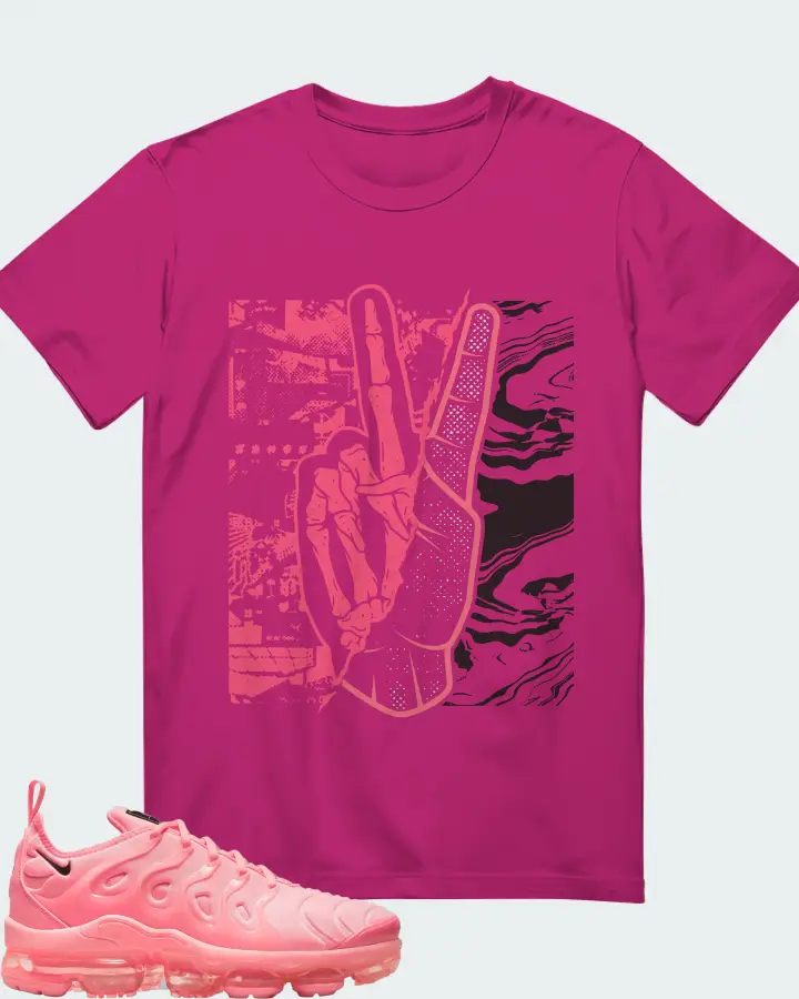 Nike Air VaporMax Plus Sunset Pulse Bubblegum (Women's) Matching T-Shirt