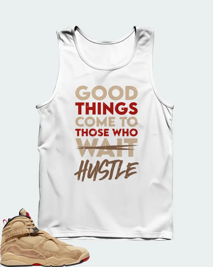 Jordan 8 Retro SE Sneaker Matching White Tank Top - Good Things Come