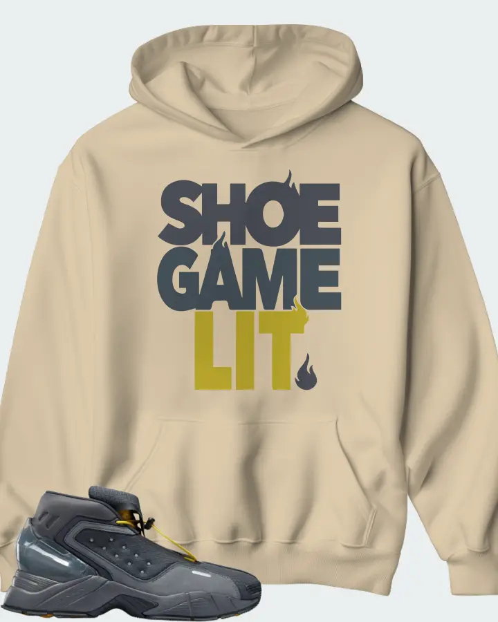 Reebok Ecto Boot Sneaker Matching Cream Hoodie - Shoe Game Lit Classic