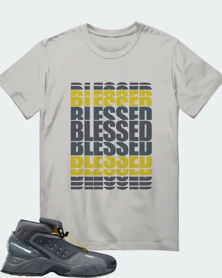 Reebok Ecto Boot Sneaker Matching Grey Gildan T-Shirt - BLESSED Many Times