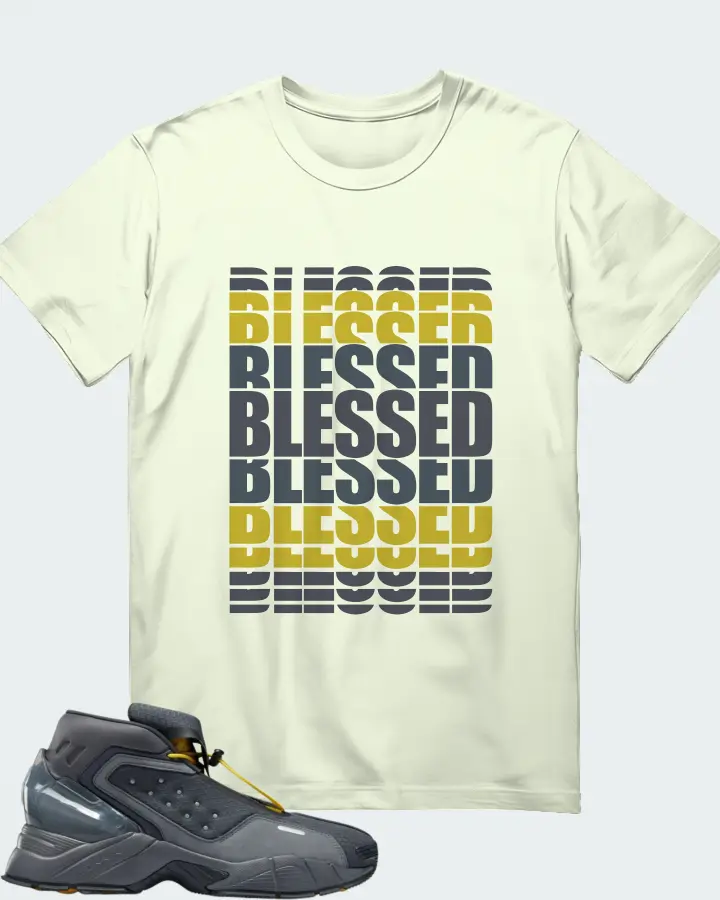 Reebok Ecto Boot Sneaker Matching Citron Gildan T-Shirt - BLESSED Many Times