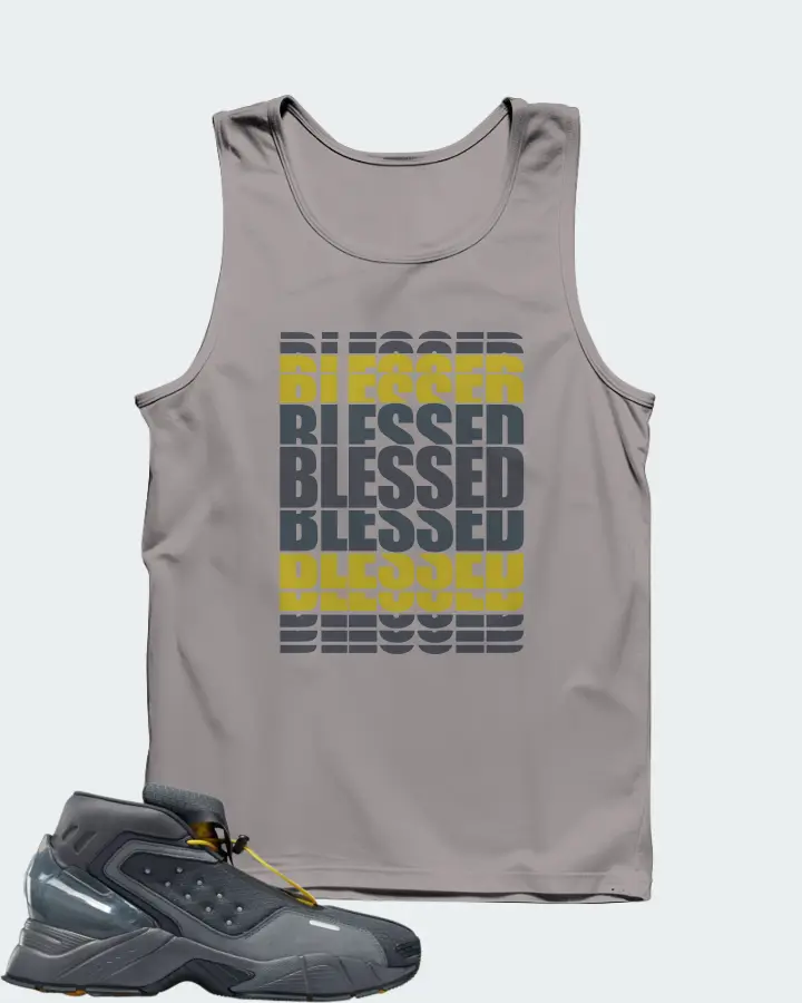 Reebok Ecto Boot Sneaker Matching Grey Tank Top - BLESSED Many Times