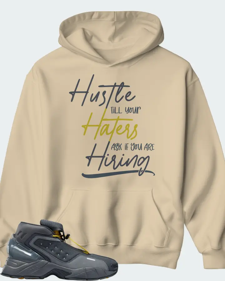 Reebok Ecto Boot Sneaker Matching Cream Hoodie - HUSTLE TILL YOUR HATERS ASK