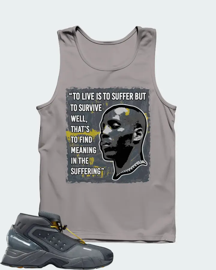 Reebok Ecto Boot Sneaker Matching Grey Tank Top - DMX Suffer Quote