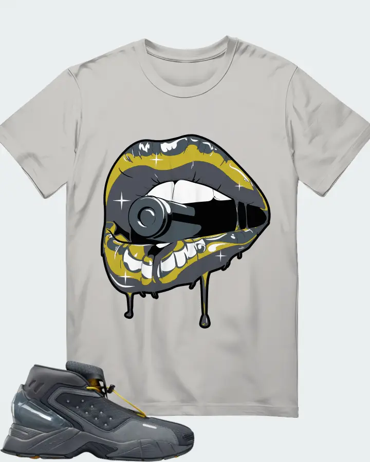 Reebok Ecto Boot Sneaker Matching Grey Gildan T-Shirt - Kiss of Death