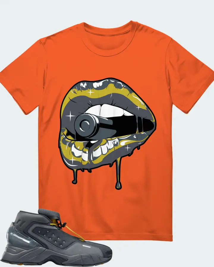 Reebok Ecto Boot Sneaker Matching Orange T-Shirt - Kiss of Death