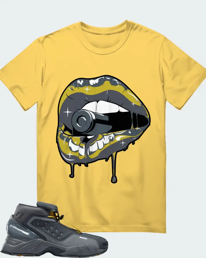Reebok Ecto Boot Sneaker Matching Yellow Gildan T-Shirt - Kiss of Death