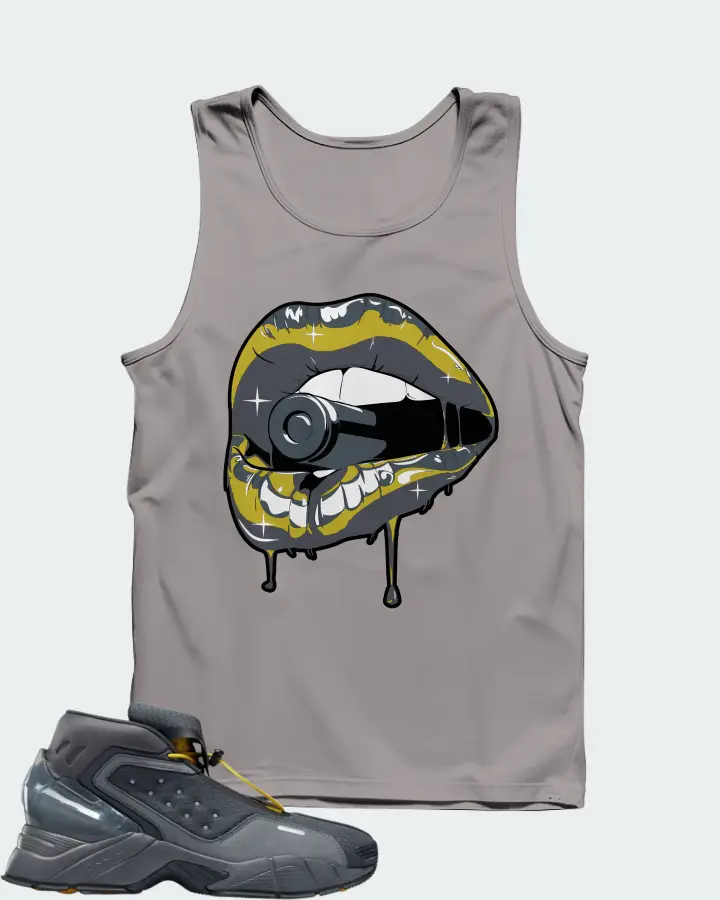 Reebok Ecto Boot Sneaker Matching Grey Tank Top - Kiss of Death