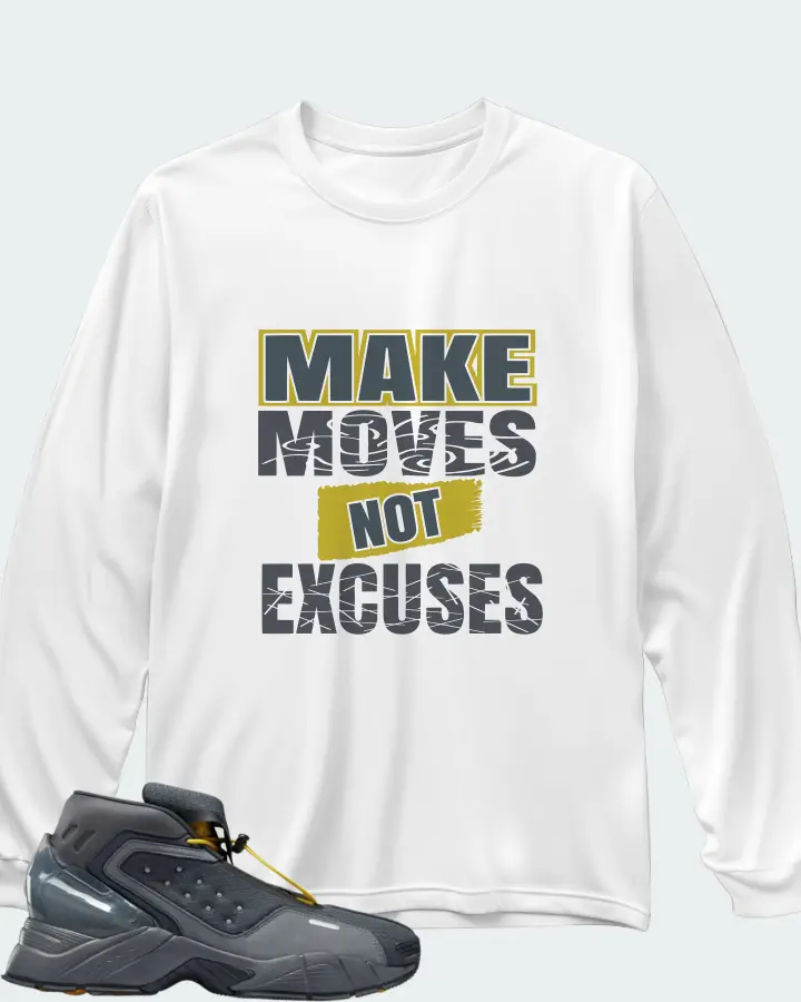 Reebok Ecto Boot Sneaker Matching White Long Sleeve T-Shirt - Make Moves Not Excuses