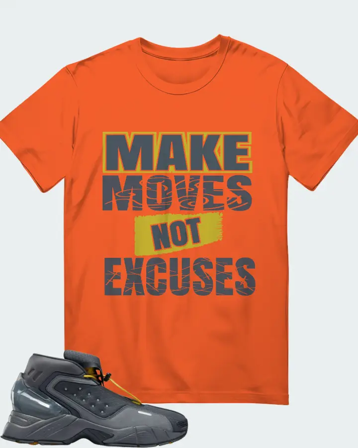 Reebok Ecto Boot Sneaker Matching Orange T-Shirt - Make Moves Not Excuses