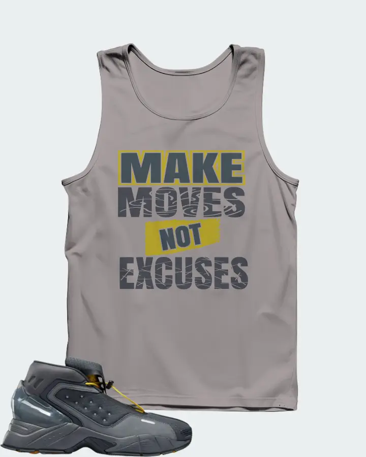 Reebok Ecto Boot Sneaker Matching Grey Tank Top - Make Moves Not Excuses