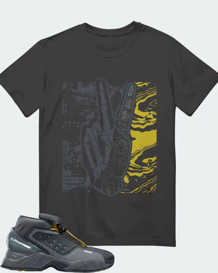 Reebok Ecto Boot Sneaker Matching Dark Grey Gildan T-Shirt - Peace of mind
