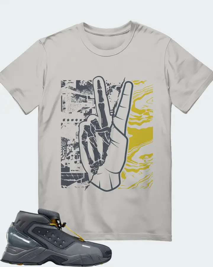Reebok Ecto Boot Sneaker Matching Grey Gildan T-Shirt - Peace of mind