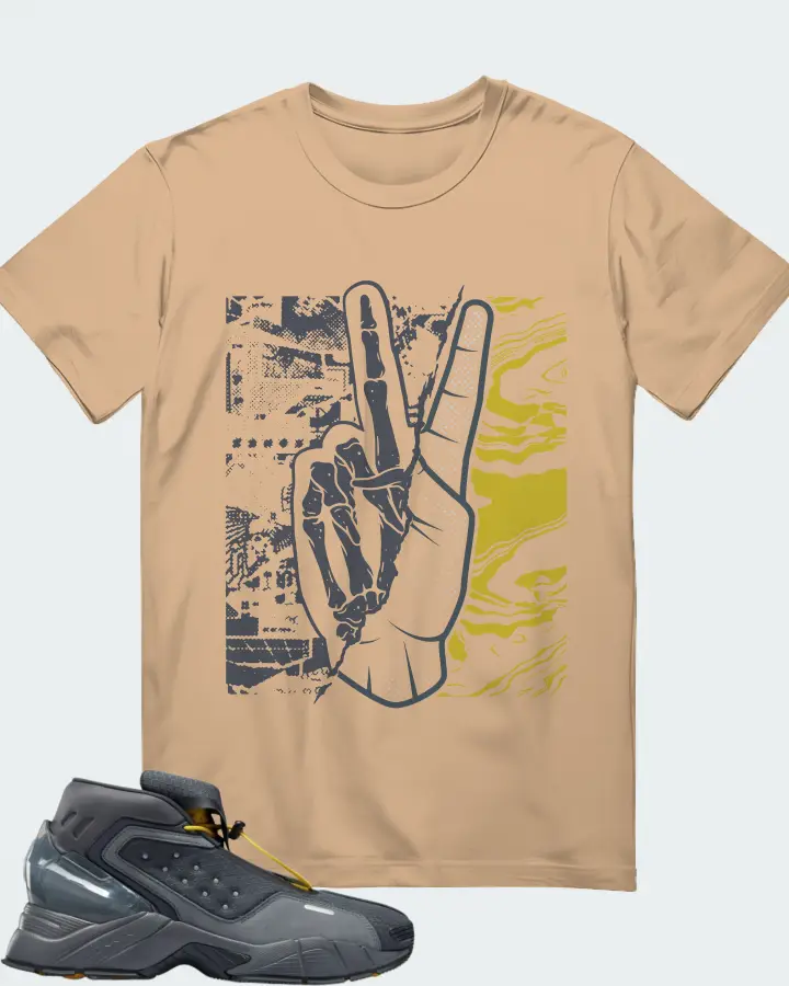 Reebok Ecto Boot Sneaker Matching Cream Gildan T-Shirt - Peace of mind
