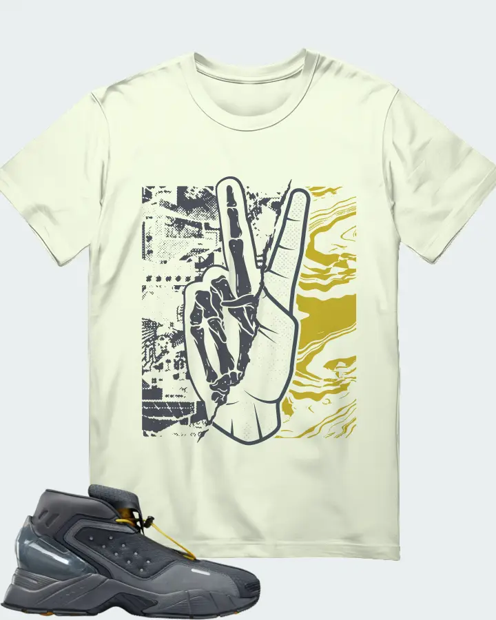 Reebok Ecto Boot Sneaker Matching Citron Gildan T-Shirt - Peace of mind