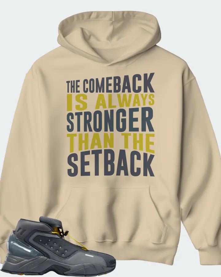 Reebok Ecto Boot Sneaker Matching Cream Hoodie - The Comeback