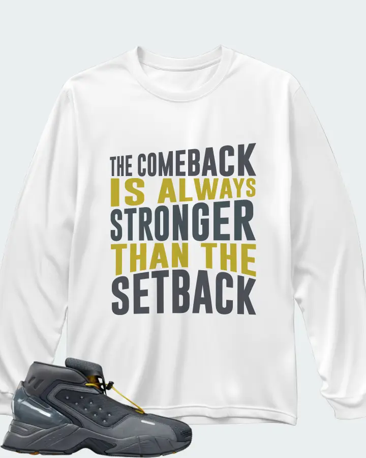 Reebok Ecto Boot Sneaker Matching White Long Sleeve T-Shirt - The Comeback