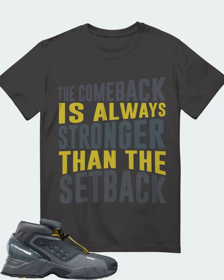Reebok Ecto Boot Sneaker Matching Dark Grey Gildan T-Shirt - The Comeback