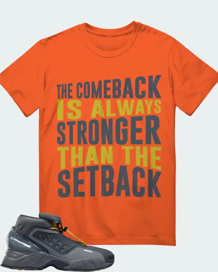 Reebok Ecto Boot Sneaker Matching Orange T-Shirt - The Comeback