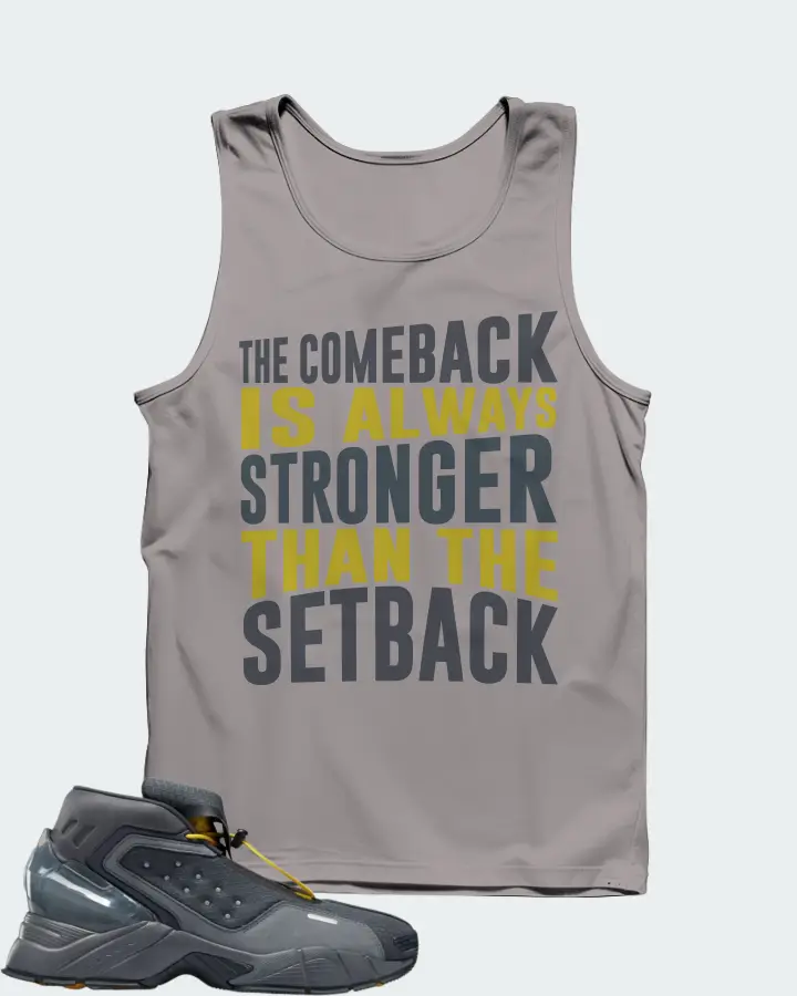 Reebok Ecto Boot Sneaker Matching Grey Tank Top - The Comeback