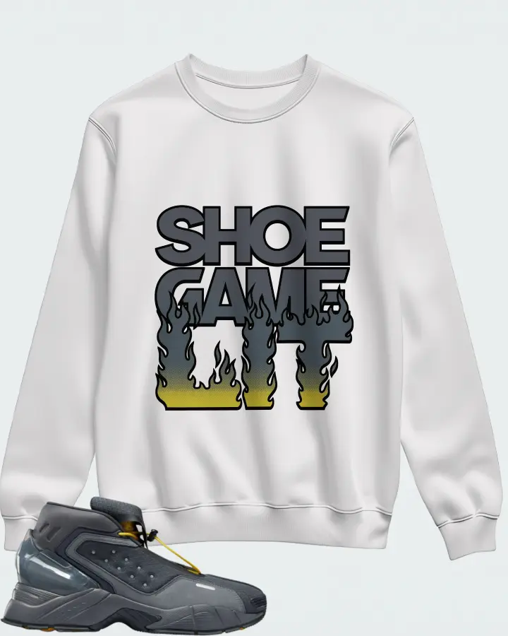 Reebok Ecto Boot Sneaker Matching White Sweatshirt (Shoe Game Lit Refreshed) - View 1