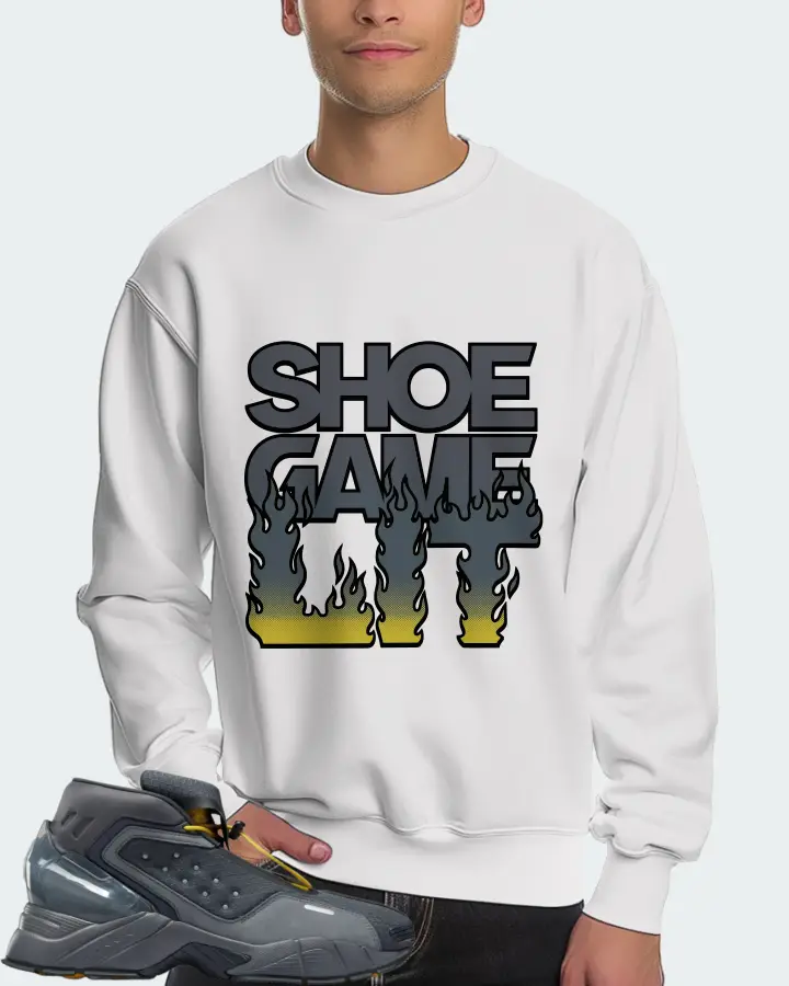 Reebok Ecto Boot Sneaker Matching White Sweatshirt (Shoe Game Lit Refreshed) - View 4