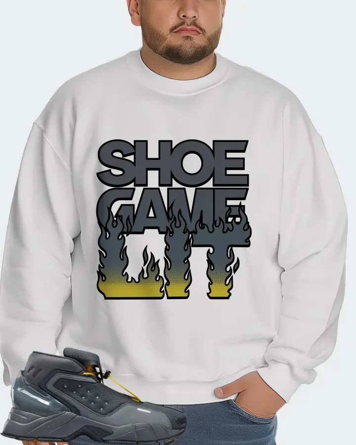 Reebok Ecto Boot Sneaker Matching White Sweatshirt (Shoe Game Lit Refreshed) - View 6