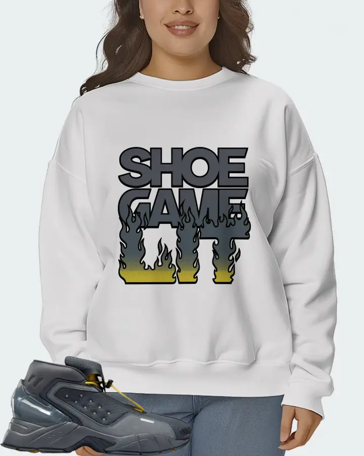 Reebok Ecto Boot Sneaker Matching White Sweatshirt (Shoe Game Lit Refreshed) - View 7
