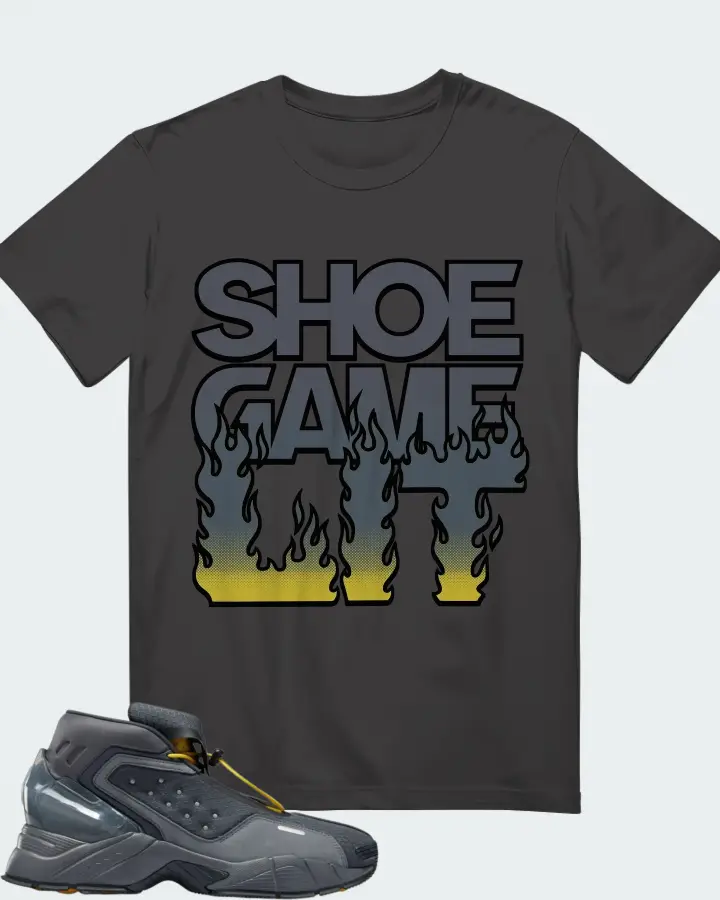 Reebok Ecto Boot Sneaker Matching Dark Grey Gildan T-Shirt - Shoe Game Lit Refreshed