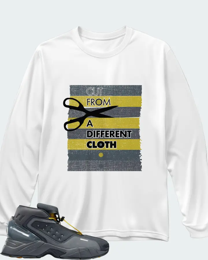 Reebok Ecto Boot Sneaker Matching White Long Sleeve T-Shirt - Cut From a Different Cloth