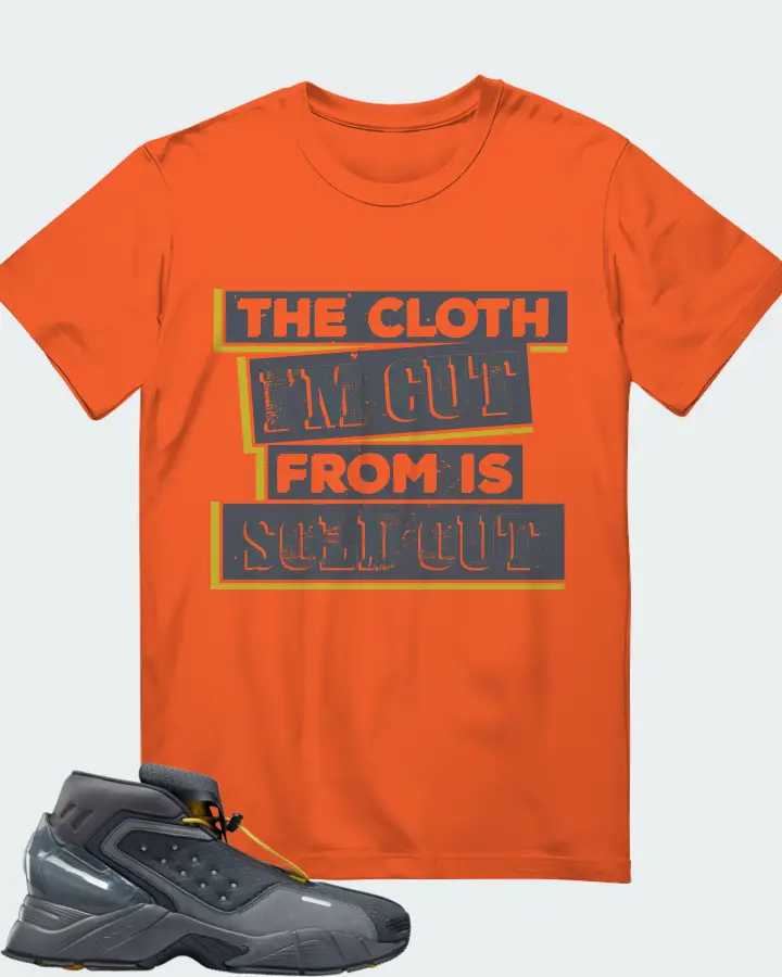 Reebok Ecto Boot Sneaker Matching Orange T-Shirt - The Cloth I'm Cut From Refreshed