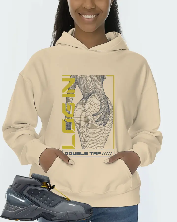 Reebok Ecto Boot Sneaker Matching Cream Hoodie (LOGIN) - View 3