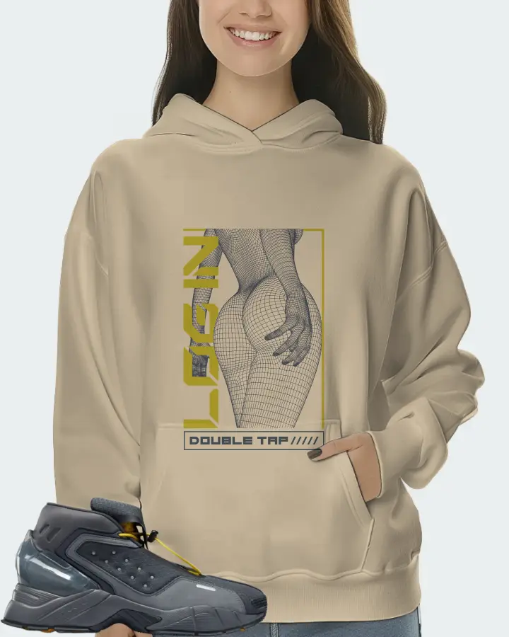 Reebok Ecto Boot Sneaker Matching Cream Hoodie (LOGIN) - View 5
